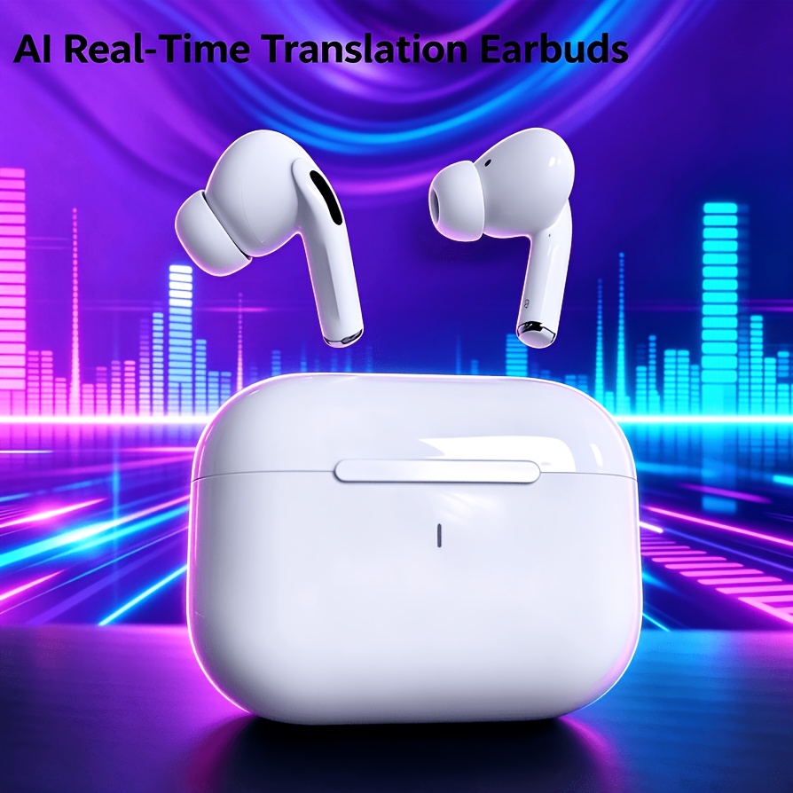 Auricolari con Traduzione Intelligente AI, Design Ergonomico…