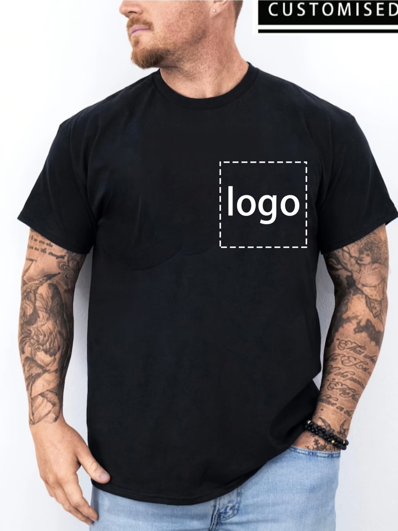 T-shirt personalizzata da uomo, maglietta girocollo…