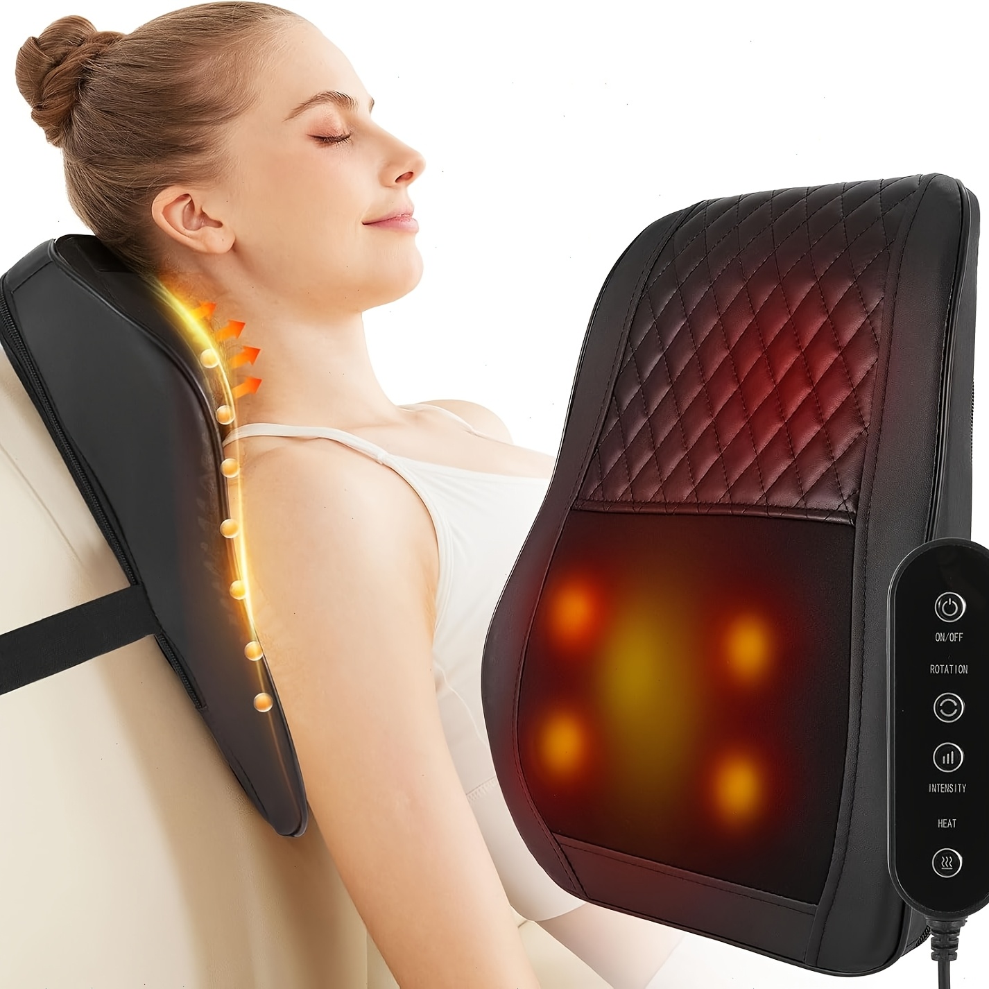 Massaggiatore per la Schiena, Massaggiatore Shiatsu 3D…