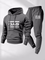 Completo sportivo casual da uomo GAS con felpa con cappuccio e…