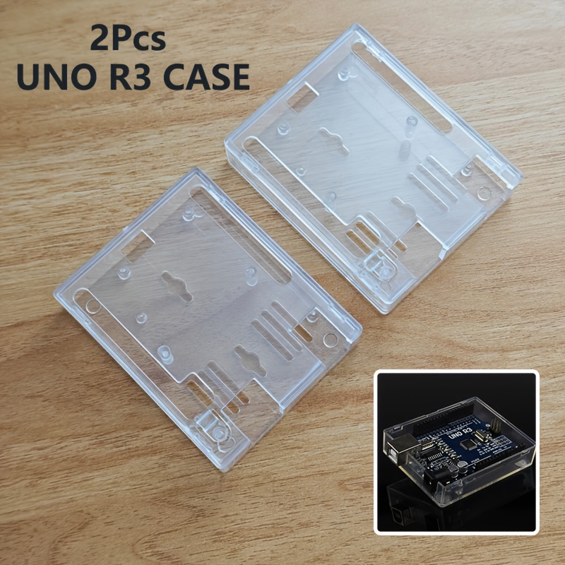 2 pezzi Arduino Uno R3 Custodia All-In-One Stampata a Iniezione…