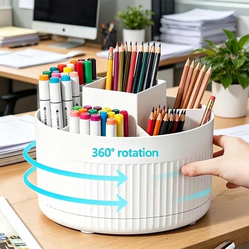 Organizzatore girevole a 360 gradi con tavolo e cassetti…