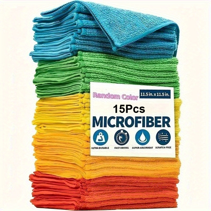 Set di 15 panni in microfibra colorati casuali - Panni da cucina…