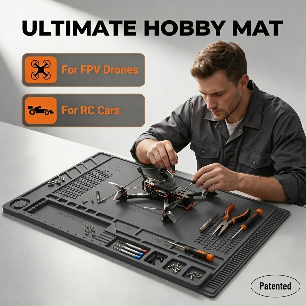 Tappetino da banco da lavoro modulare magnetico per hobby per…