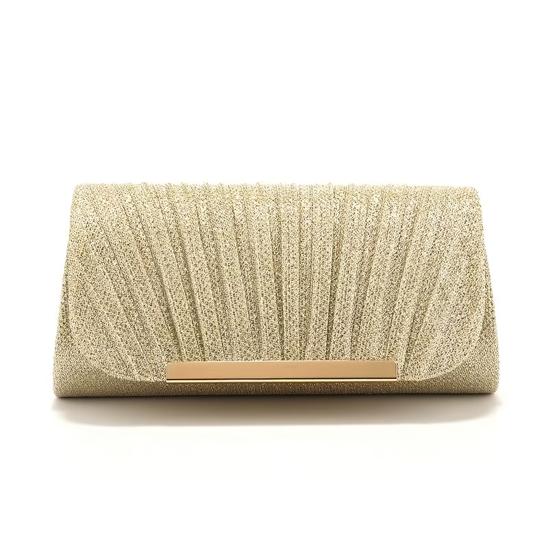 Pochette da sera da donna con design pieghevole, borsa a…
