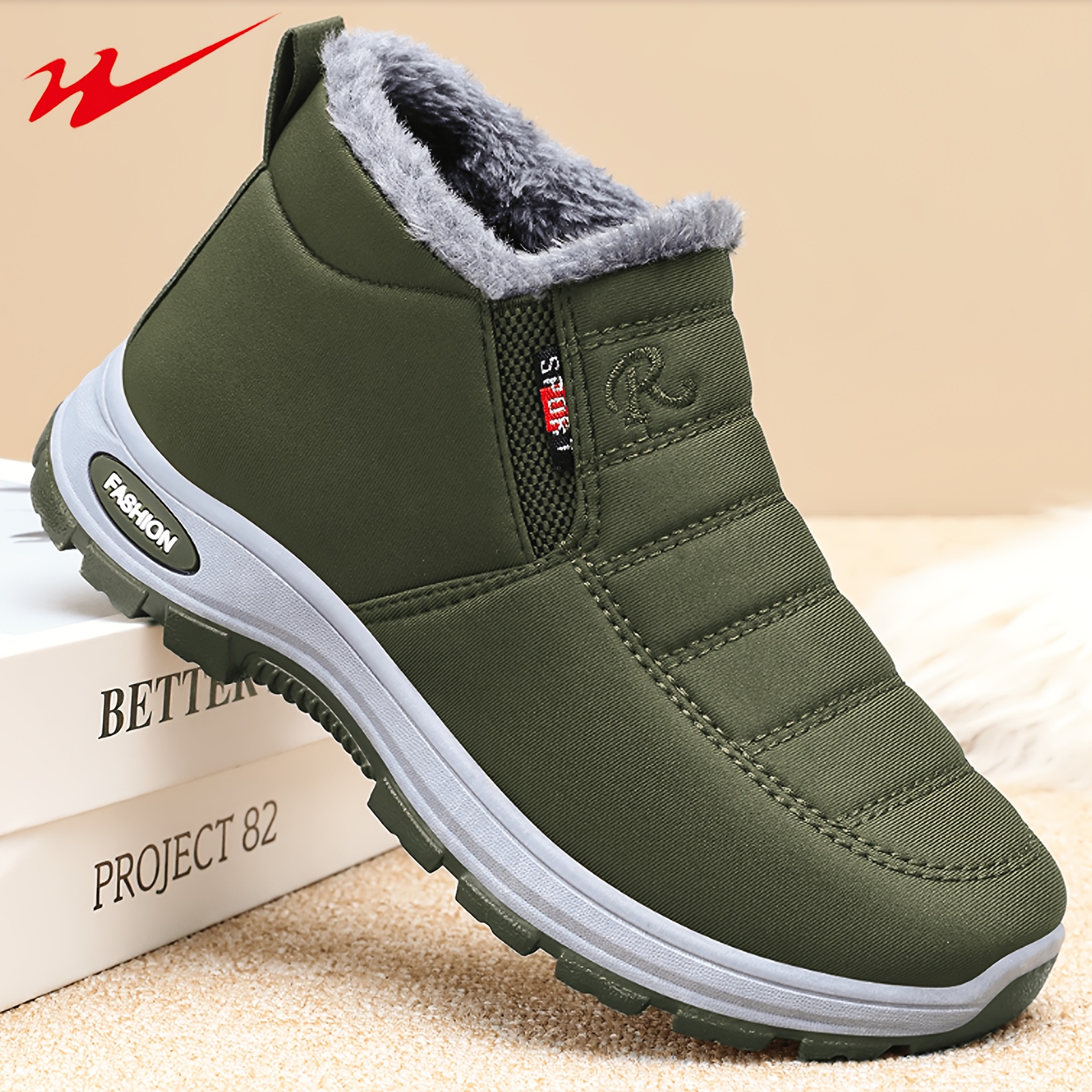 Double Star Brand Unisex Stivali Invernali Foderati in Pile…