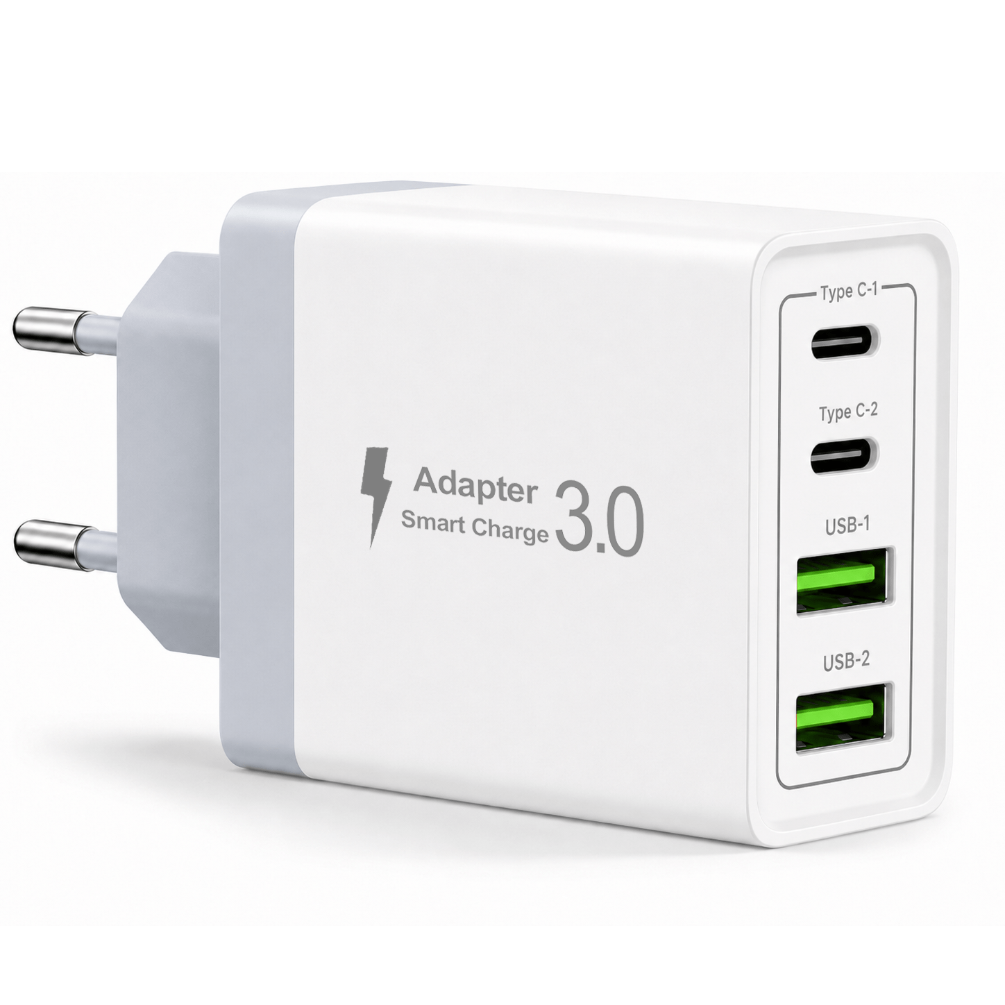 Caricatore da muro USB a 4 porte, adattatore di ricarica…