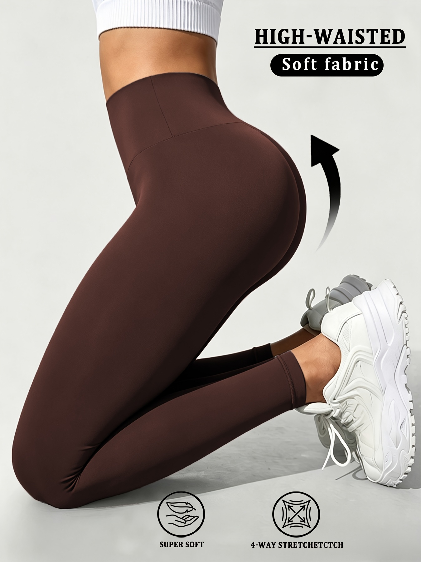 Leggings a vita alta da donna | Morbidi come burro, comfort per…