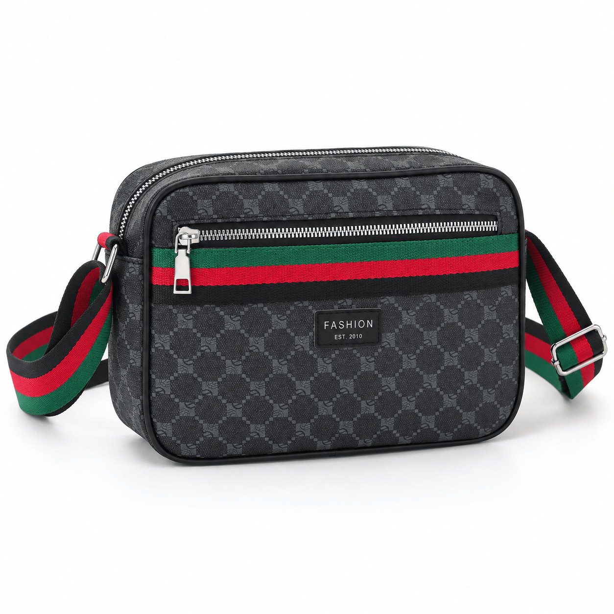 Borsa a tracolla da uomo con motivo vintage, borsa a spalla…
