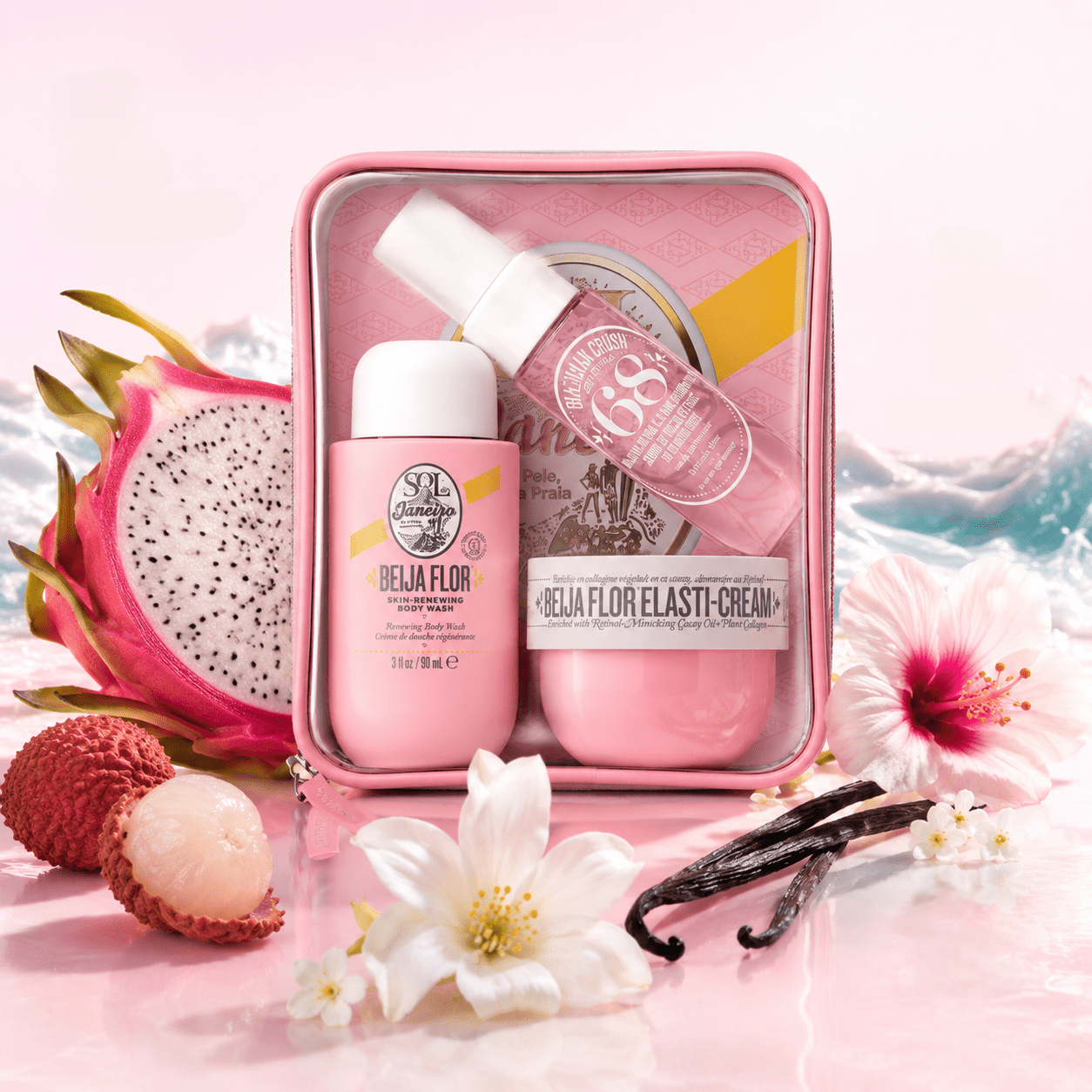 Sol de Janeiro Beija Flor Jet Set – Set Corpo da Viaggio con Gel…