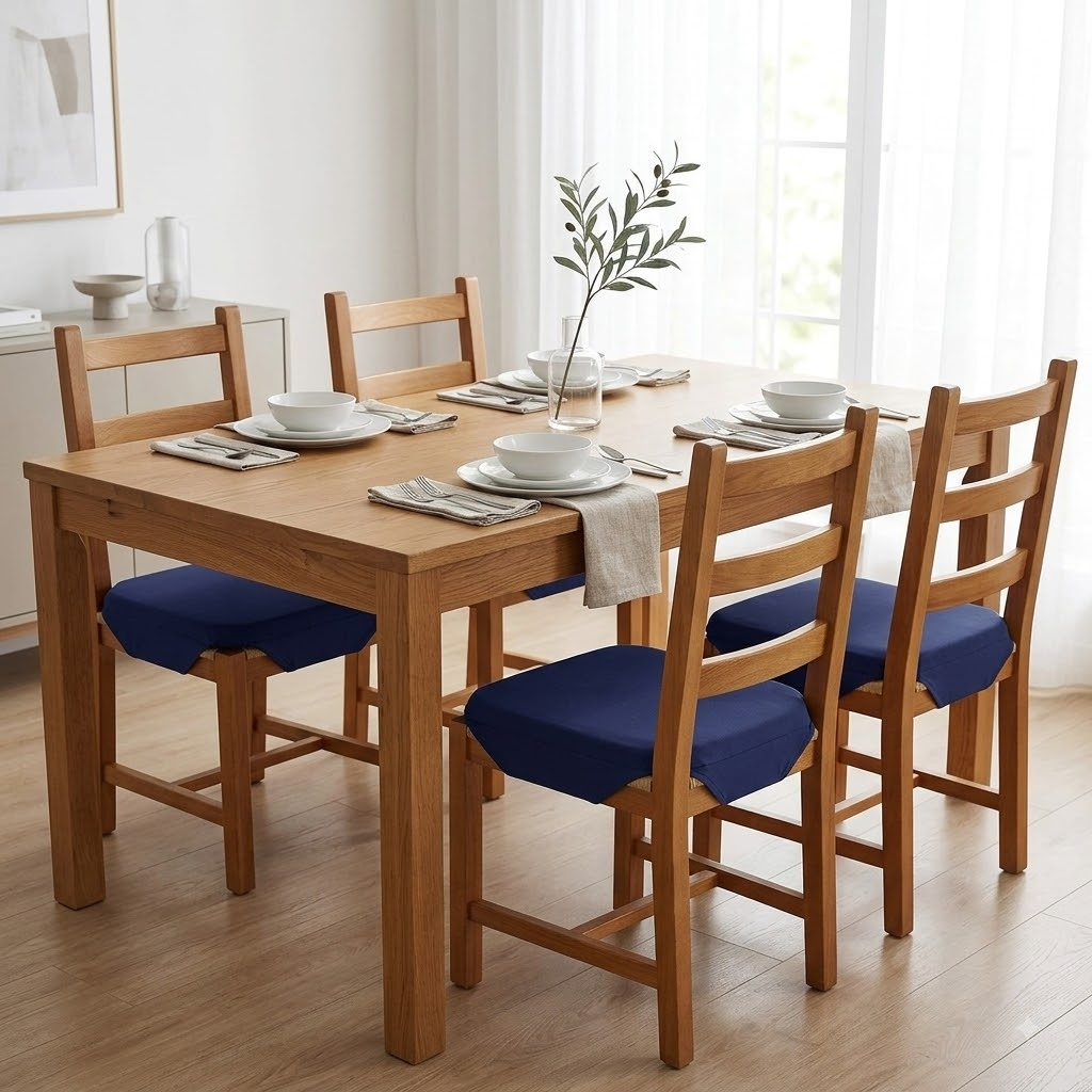 1 Copertura per cuscino sedia da pranzo, cuscino removibile…