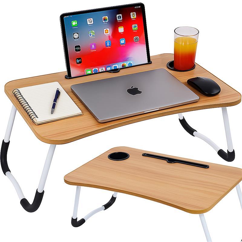 TAVOLINO PIEGHEVOLE PER LAPTOP E TABLET CON GAMBE REGOLABILI…