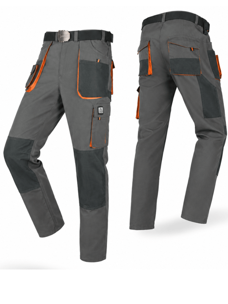 Pantaloni da lavoro da uomo CLASSIC da esterno e casual in tela…