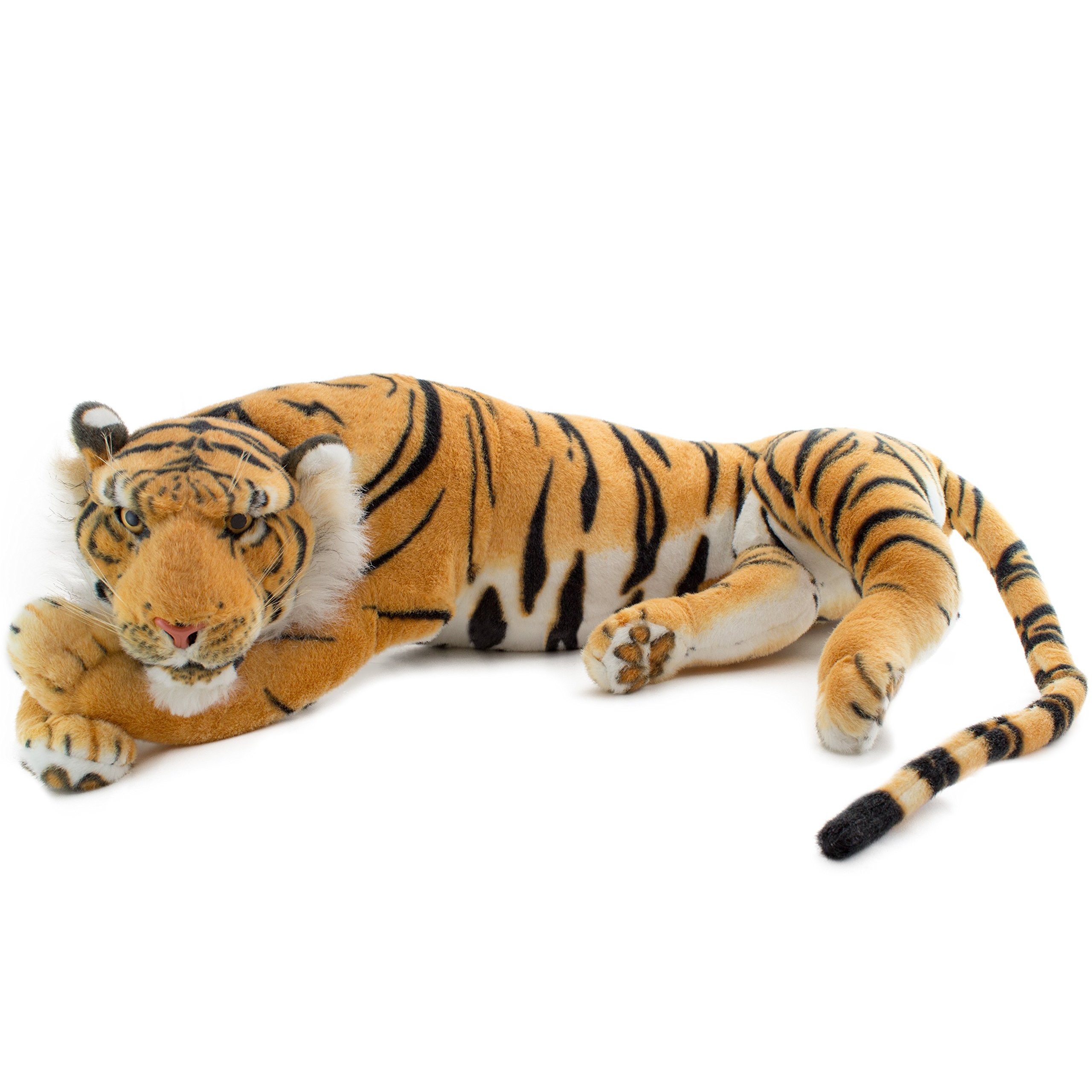 BRUBAKER Tigre Morbido Giocattolo Marrone 60 Cm - Peluche…