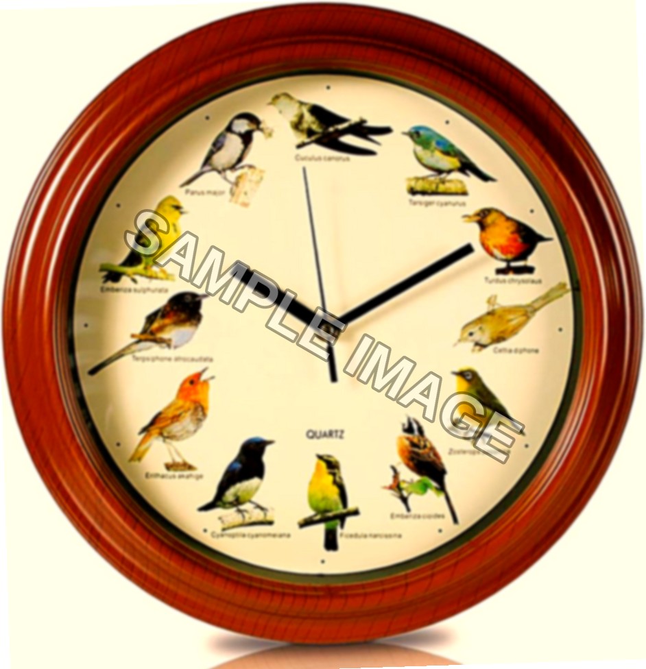 Out of the blue Orologio da Parete con Uccelli