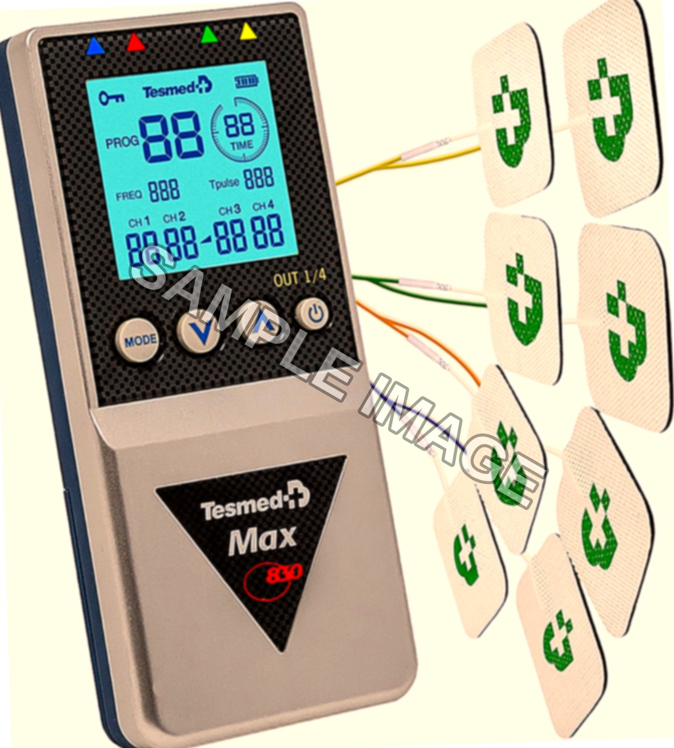 TESMED Max 830: Elettrostimolatore Muscolare Professionale Tens…