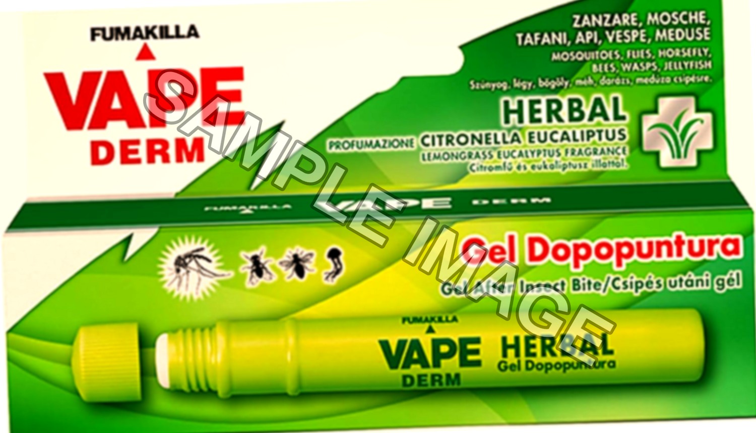 Vape Derm Herbal, Penna Gel Dopopuntura 10 ml
