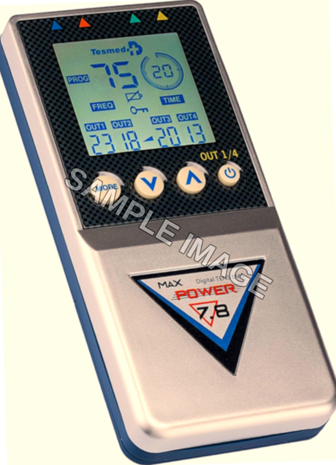 TESMED Max 7.8 Power Elettrostimolatore, 8 Elettrodi