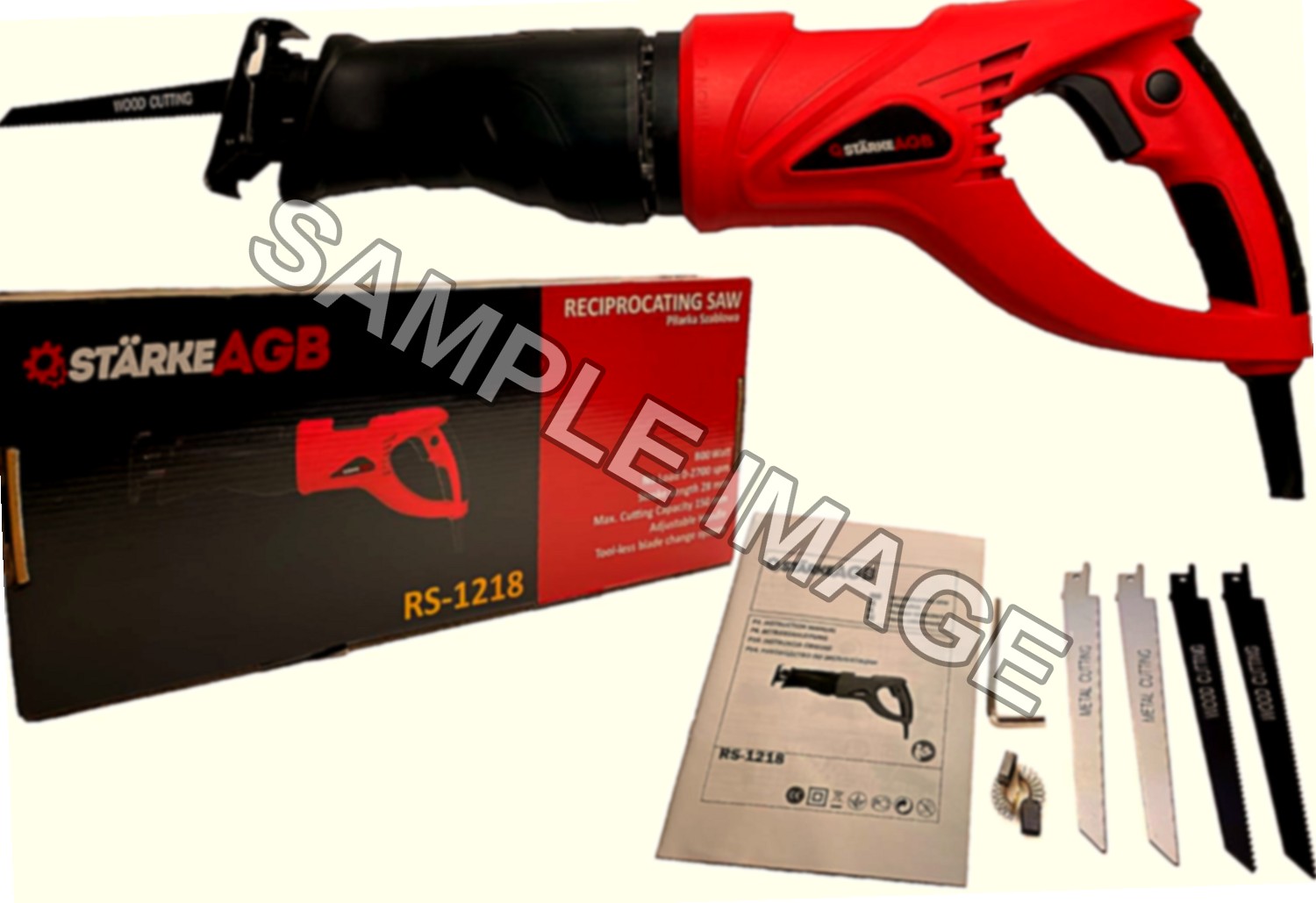 Sega a Sciabola Professionale RS-1218 800W con SDS