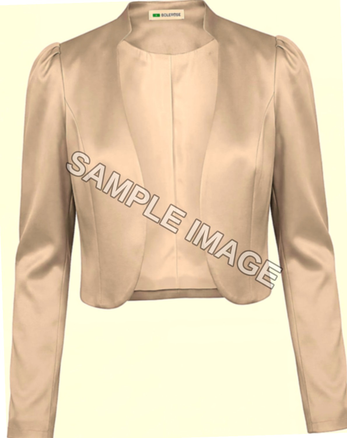Bolerose Bolero Donna Raso Manica a Sbuffo