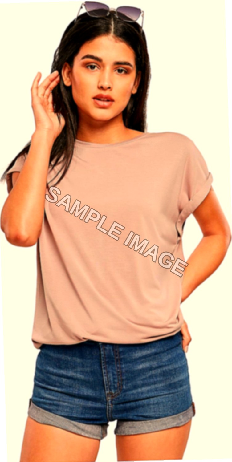 Urban Classics Ladies Extended Shoulder Tee Donna T-Shirt Nero Largo
