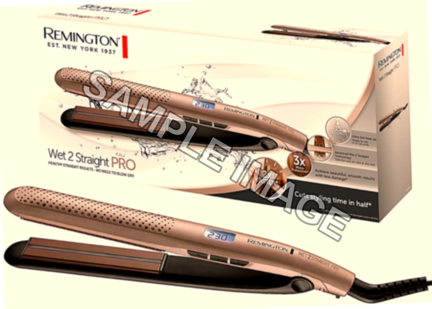Remington Piastra per Capelli - Uso da bagnato e asciutto - Per…