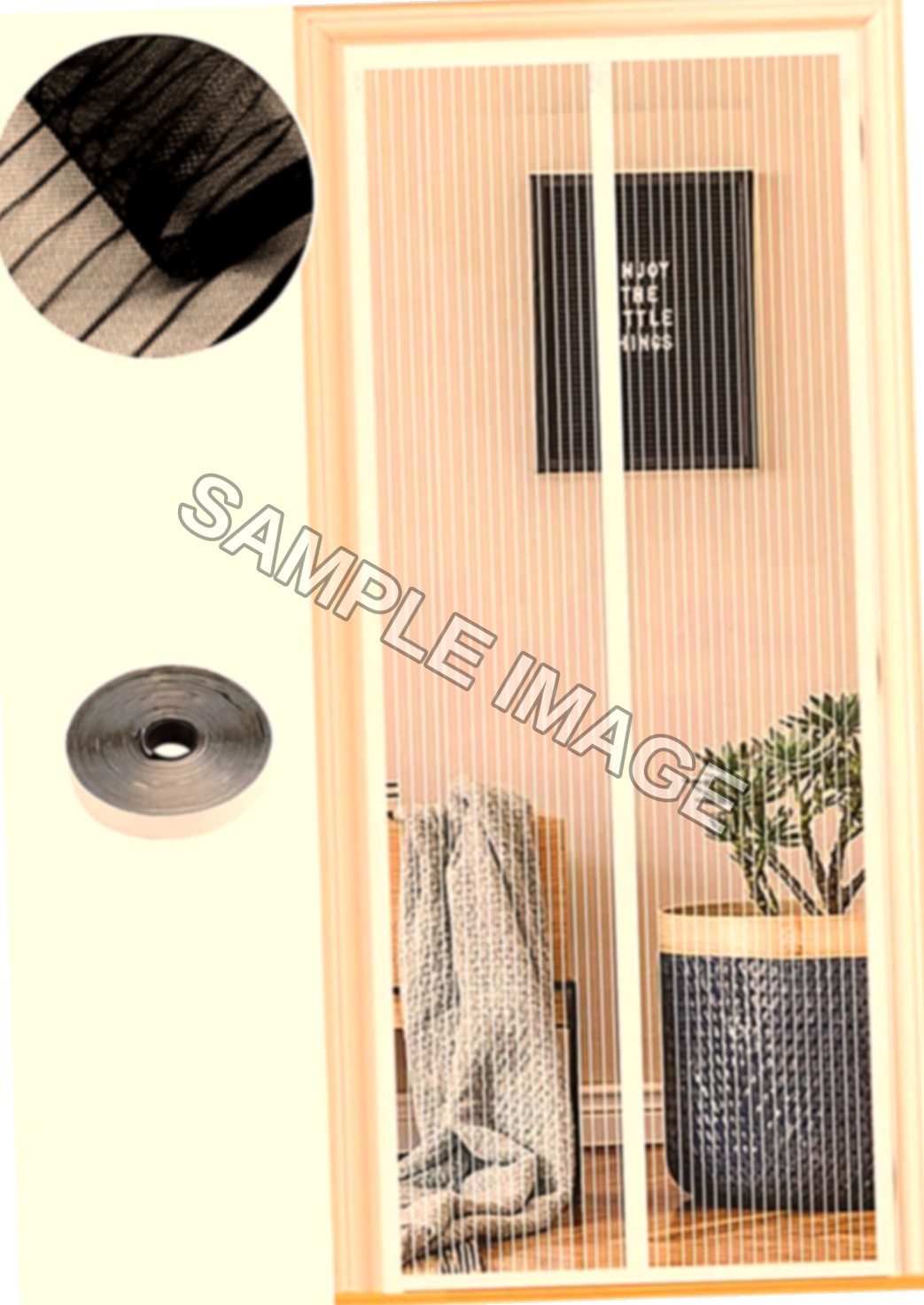 Zanzariera Magnetica per Porte 110 x 210 cm