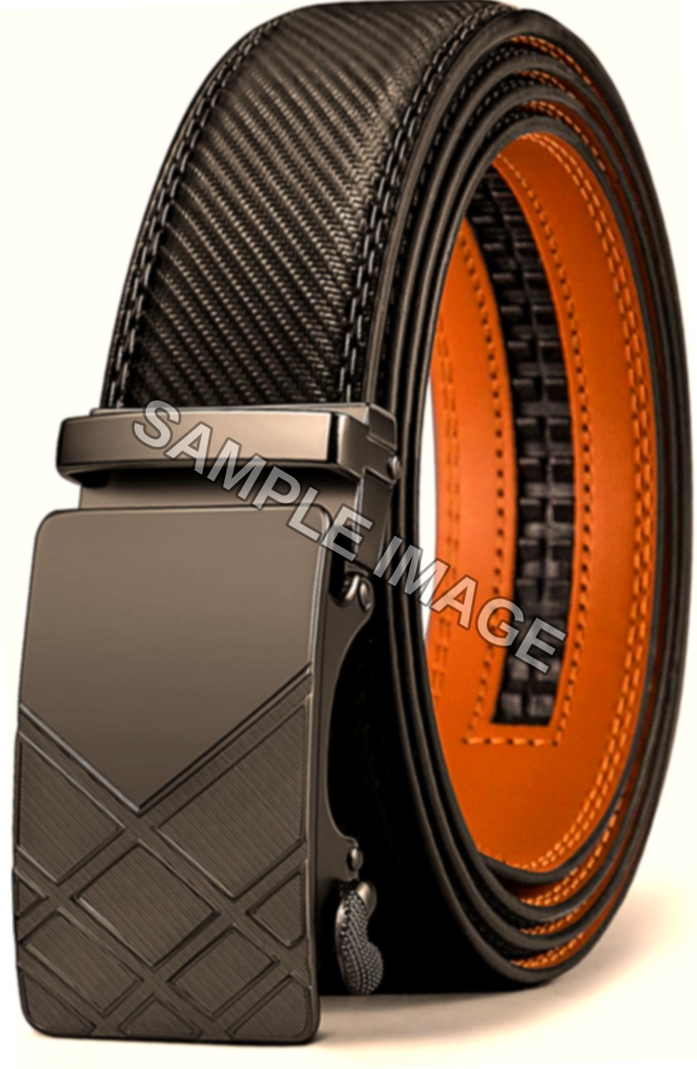 BULLIANT Cintura Uomo in Pelle 35mm con Fibbia a Cricchetto