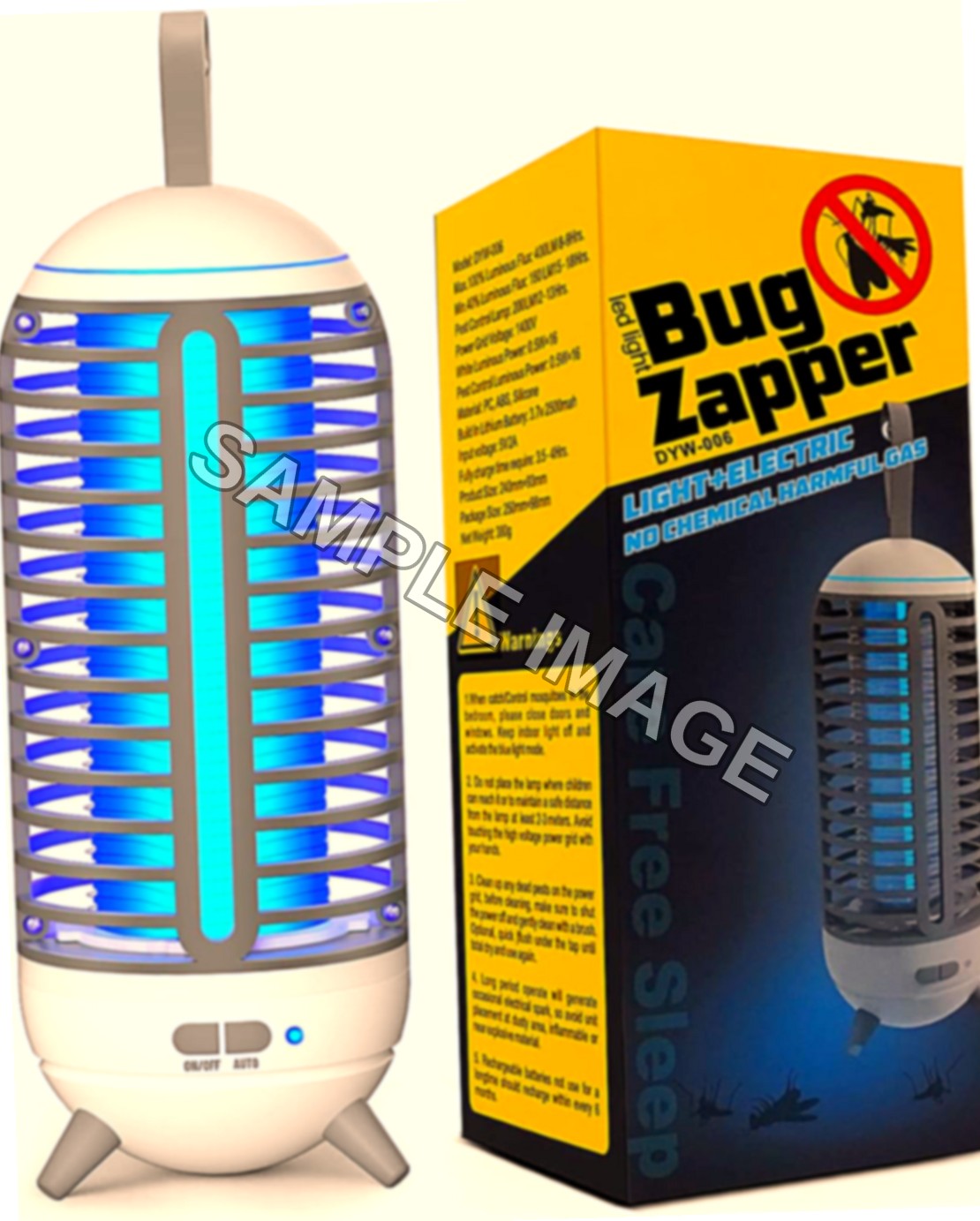 Lampada Antizanzare PRANITE 2500mAh USB 2 in 1