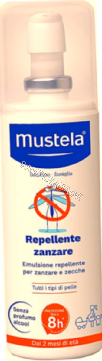 Mustela repellente zanzare, per neonati dai 2 mesi, fino a 7 ore, 100 ml