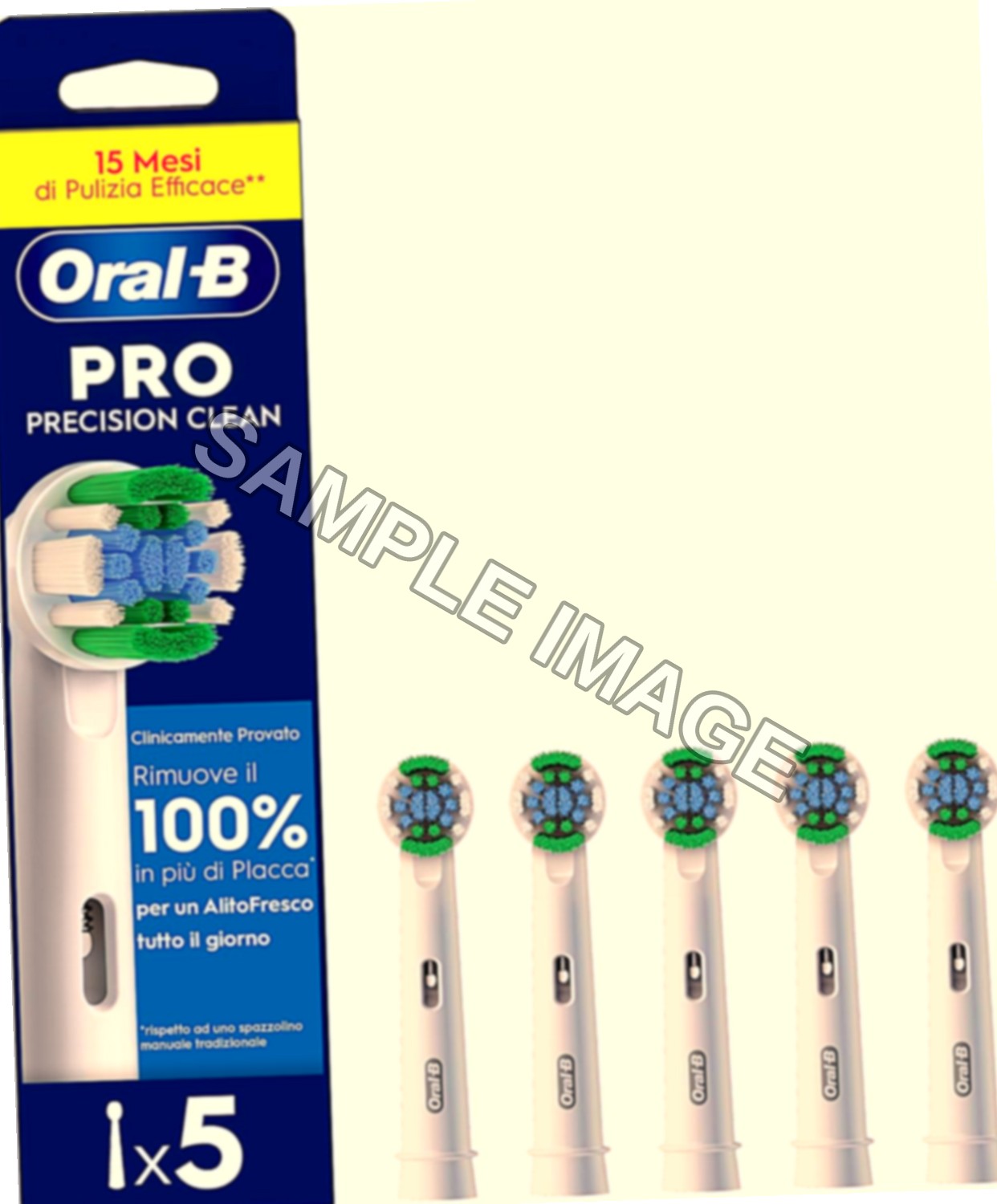 Testine Oral-B Pro Precision Clean, 5 Ricambi