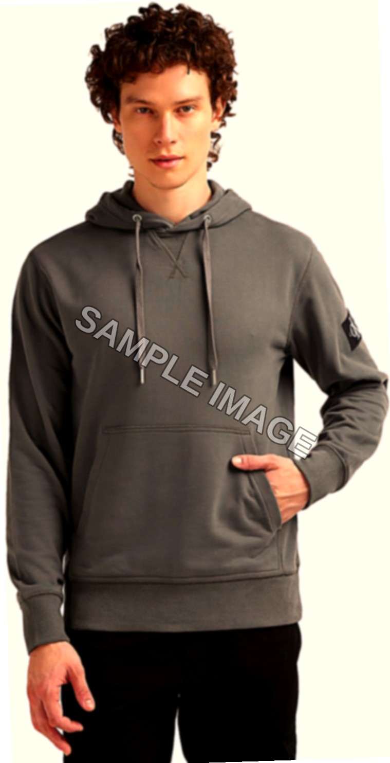 Calvin Klein Felpa Uomo Badge con Cappuccio
