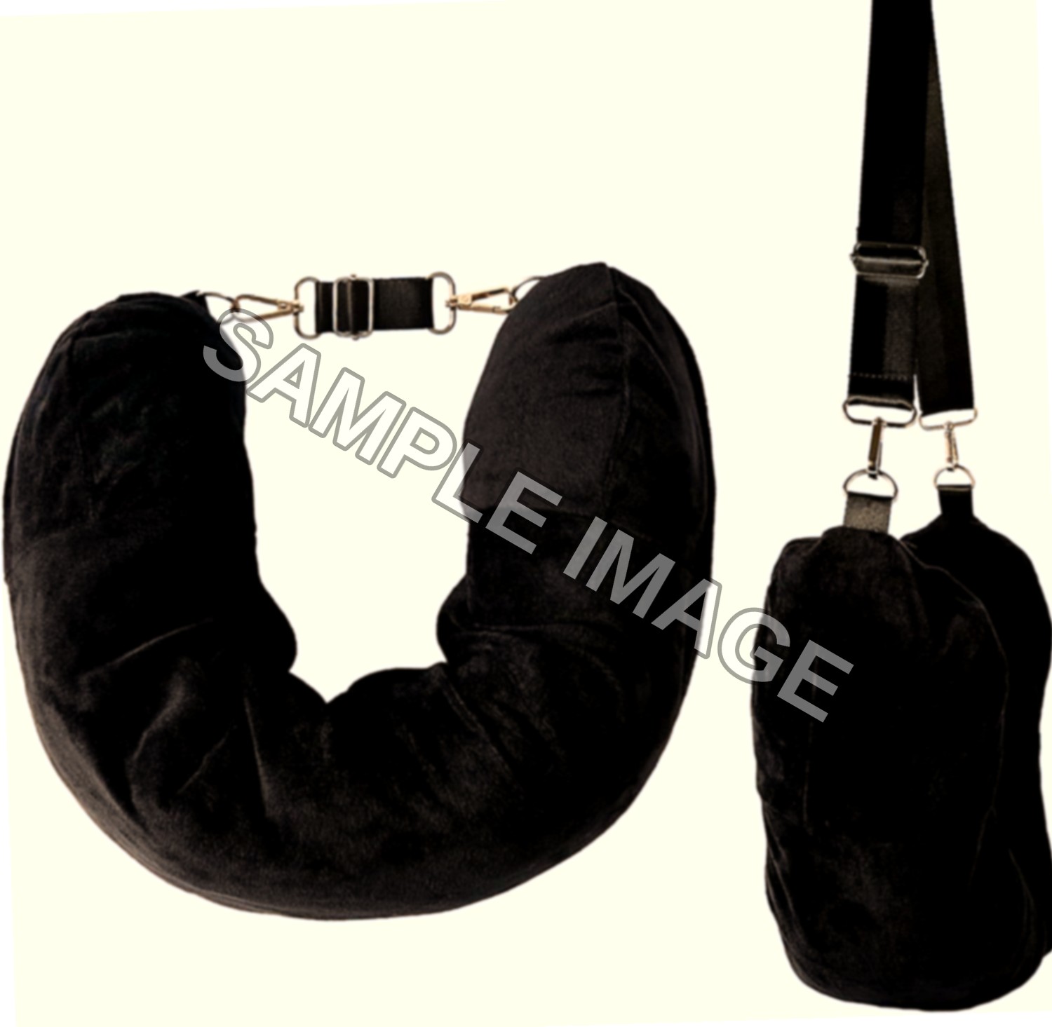 Cuscino da Viaggio Riempibile Multifunzionale 75x20 cm