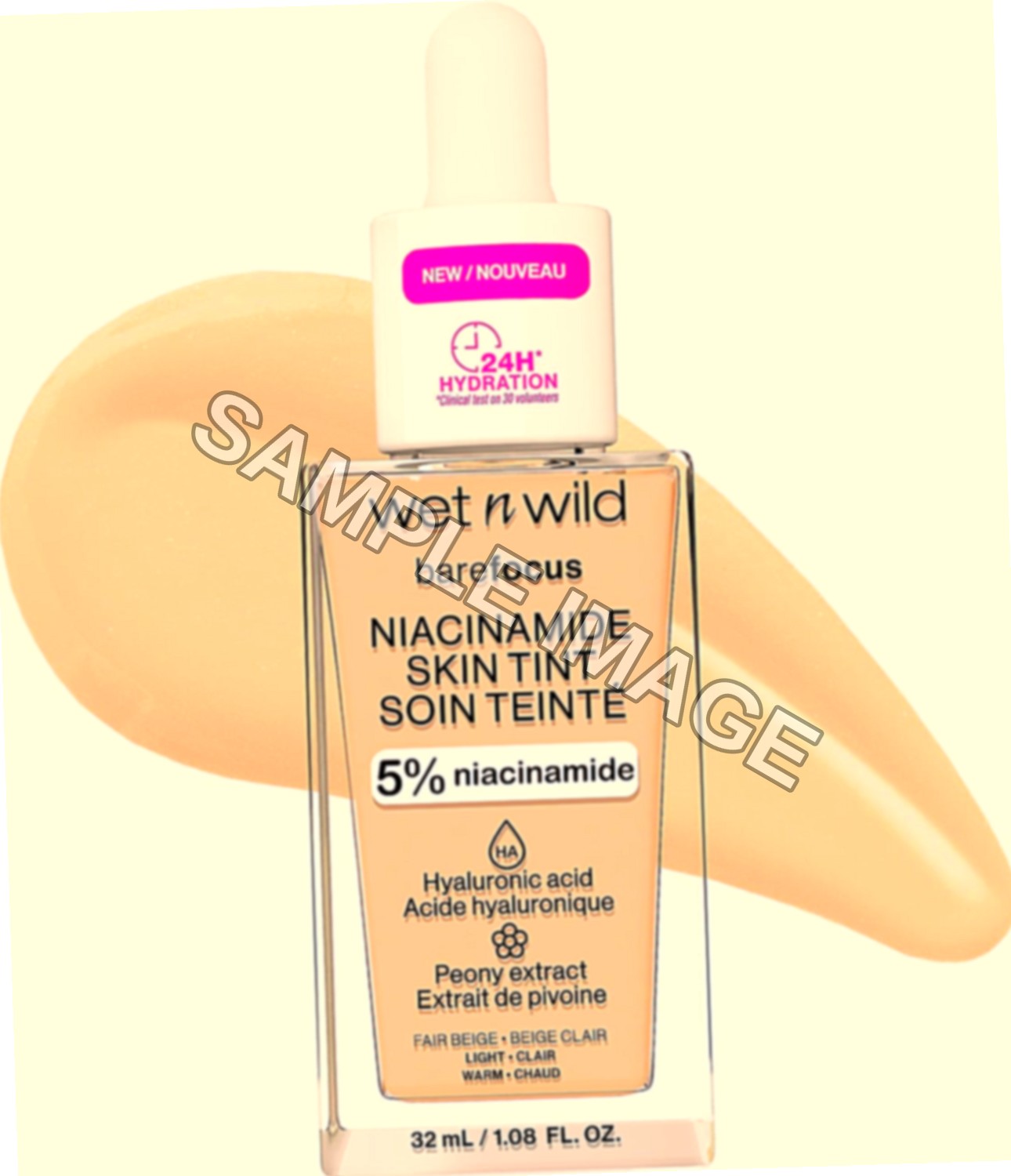 Wet n Wild Bare Focus Niacinamide Skin Tint, Fair Beige