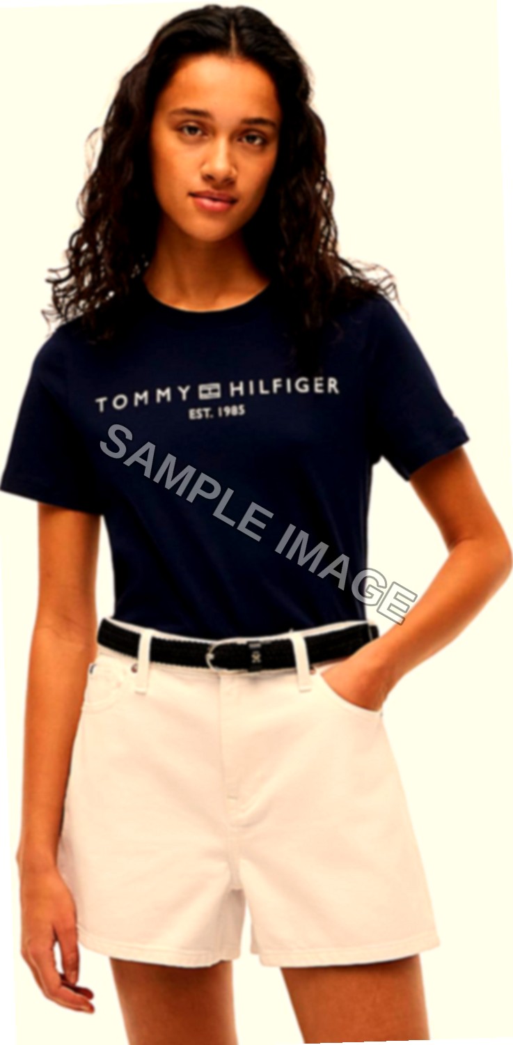 Tommy Hilfiger Top Maniche Corte Donna
