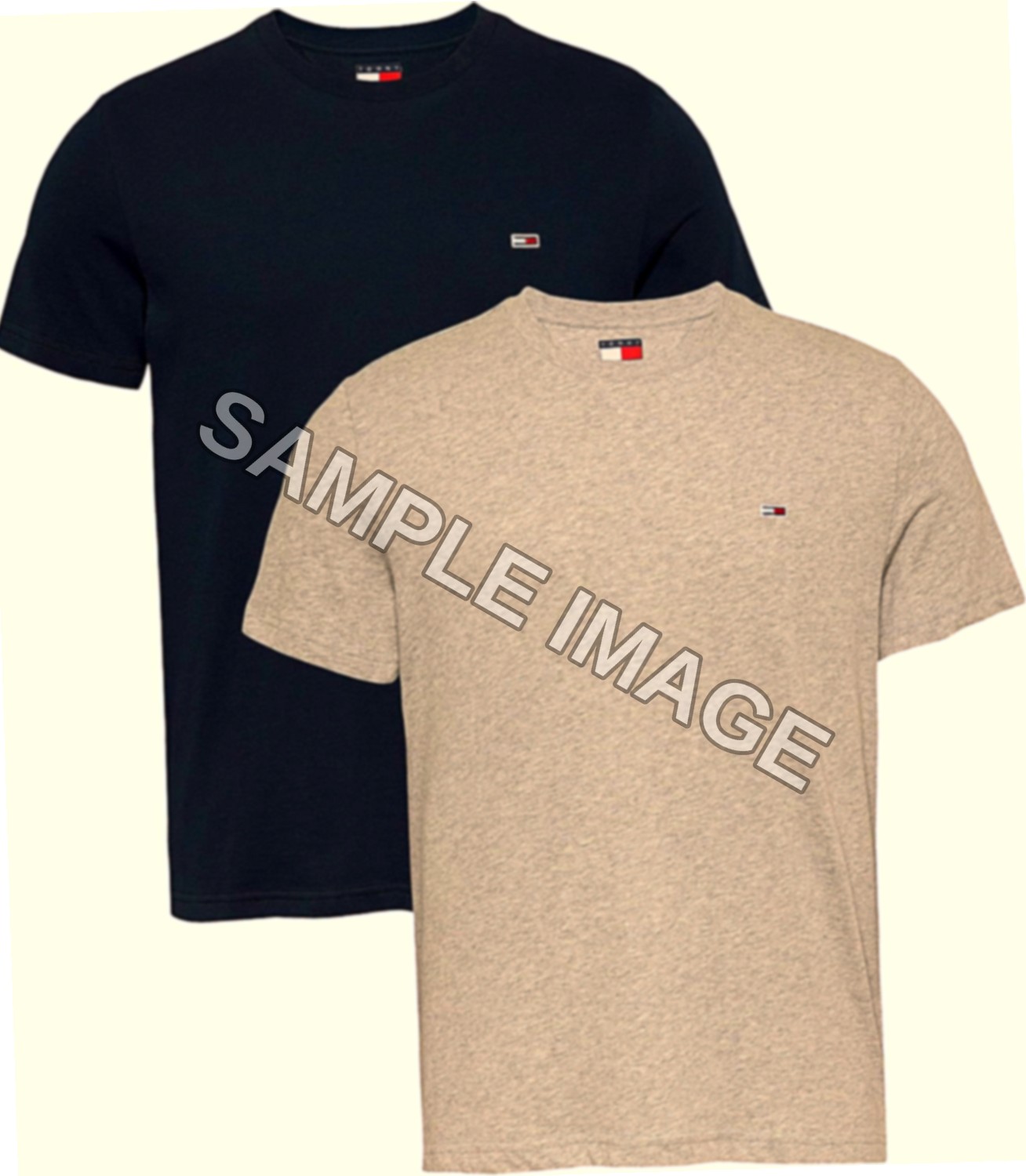 Tommy Jeans T-Shirt Uomo Slim Fit - Confezione da 2