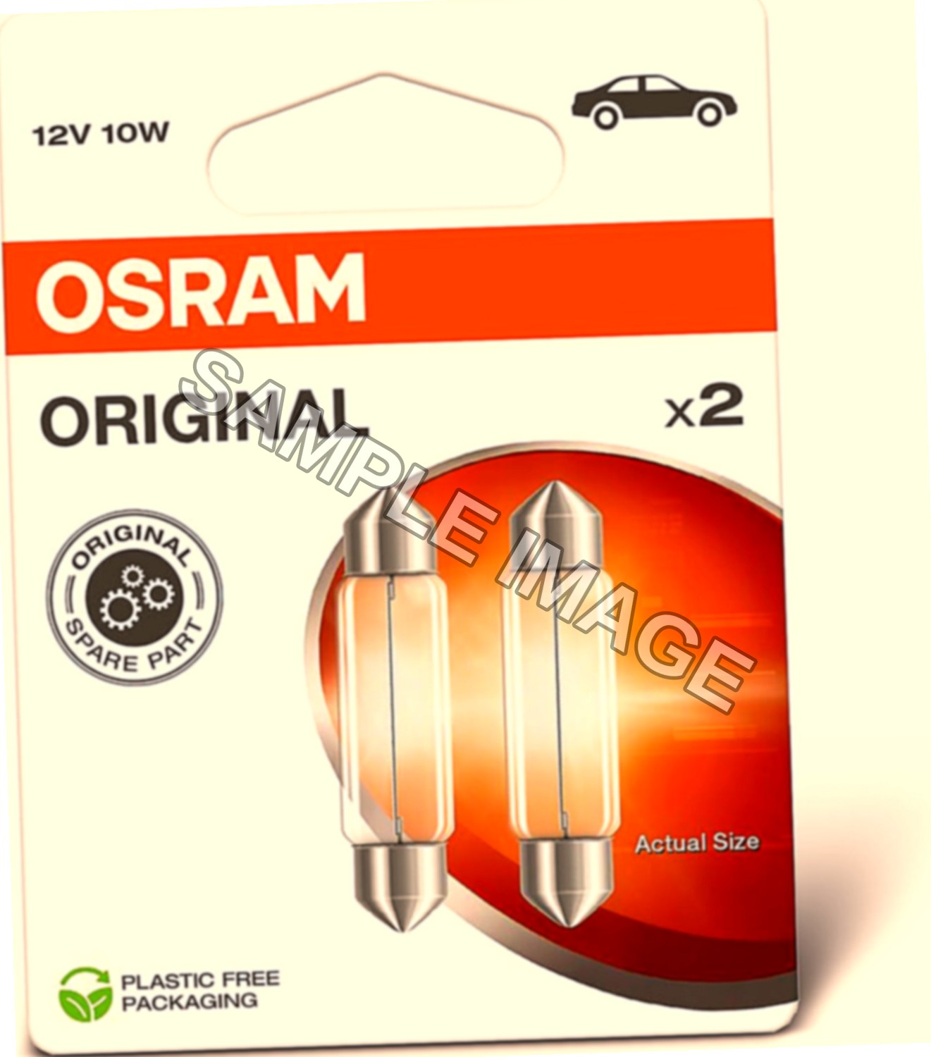 OSRAM ORIGINAL LINE 12V Festoon 2 Lampade