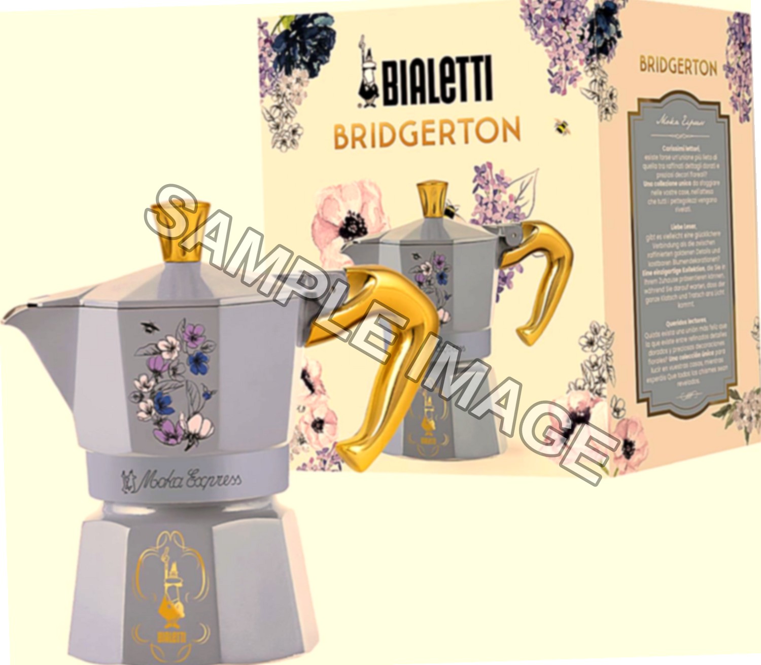 Bialetti Moka Express Bridgerton 3 Tazze