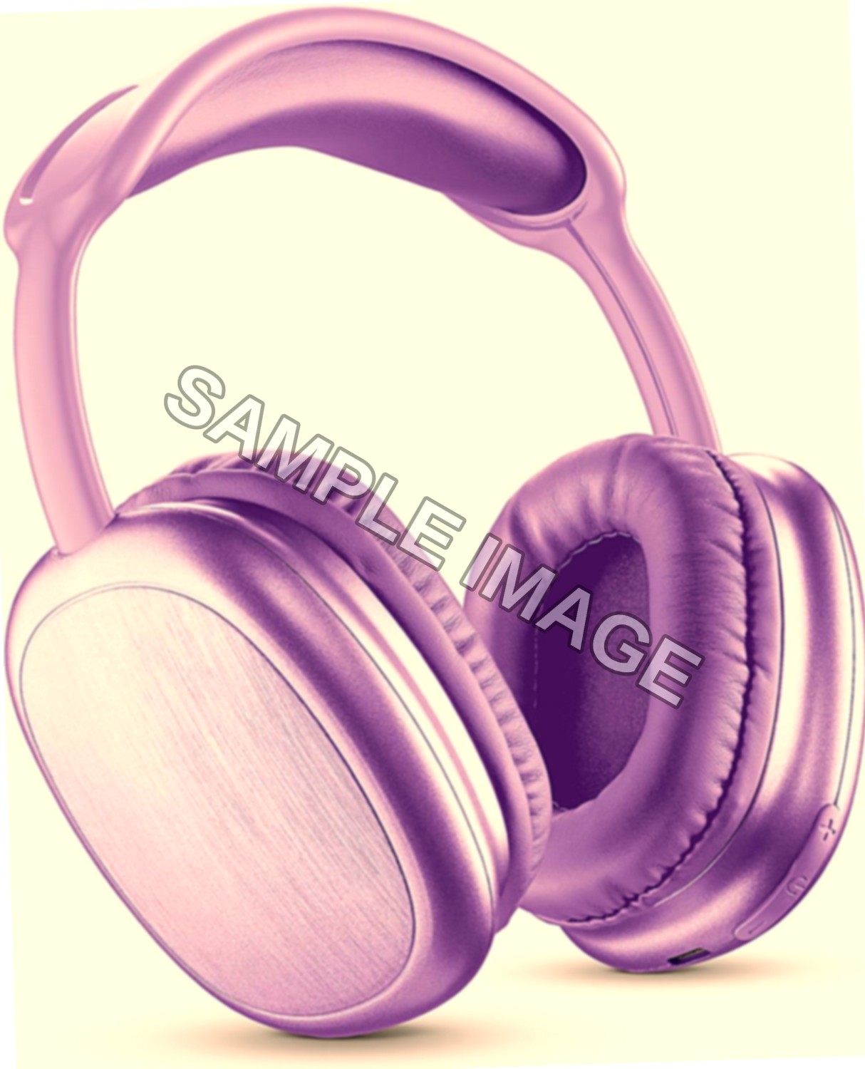 Music Sound MAXI2, Cuffie Wireless Around Ear Bluetooth 5.0, Play Time 22h, Charging Time 1,5h, Microfono Integrato, Comandi sul Padiglione e Archetto Regolabile, Viola