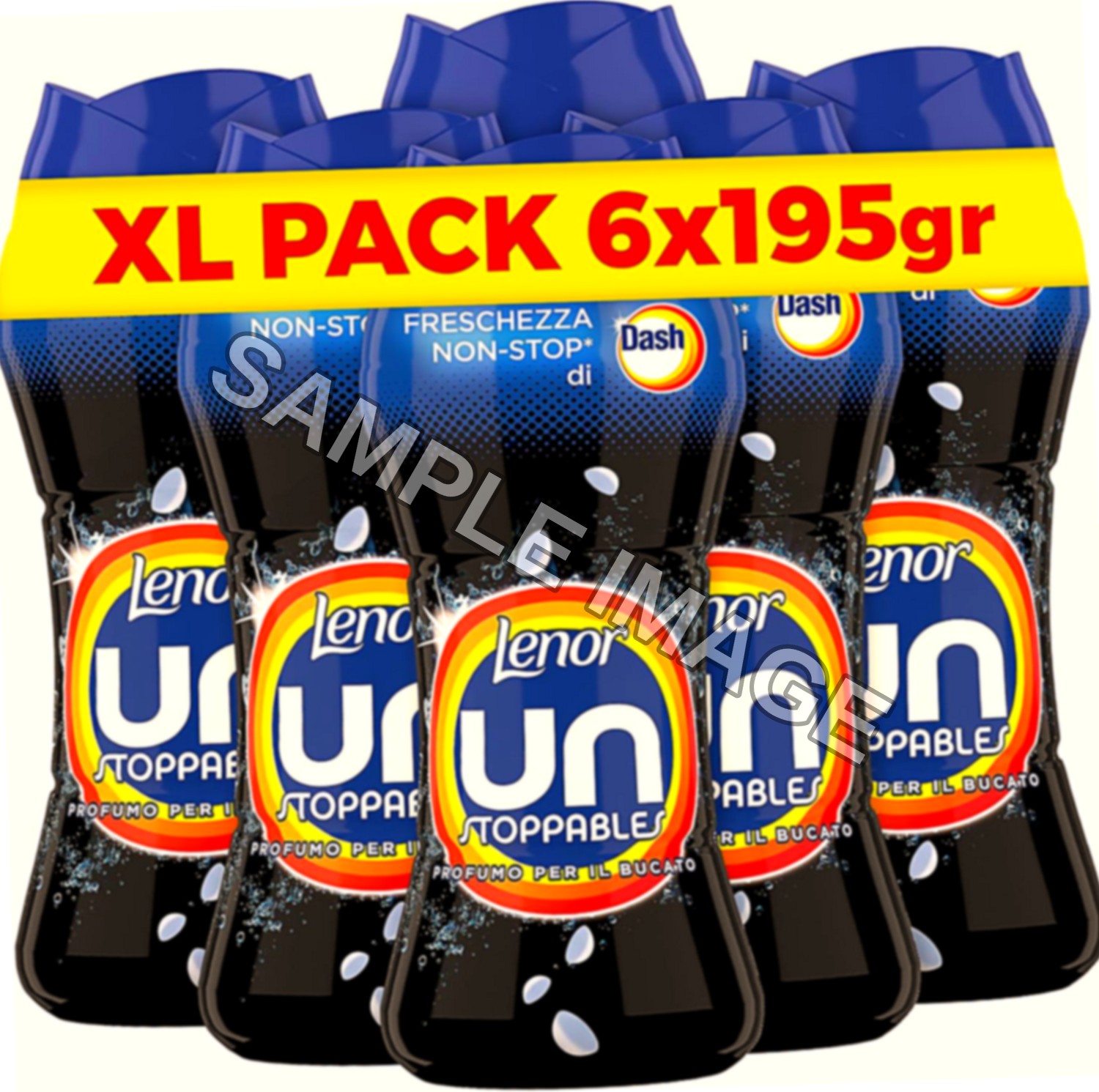 Lenor Perle Profumate Bucato Unstoppables Dash 6x195g
