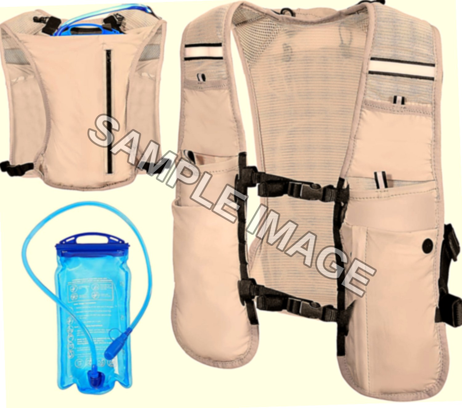MoKo Gilet da Corsa con Vescica Idrica 1,5L