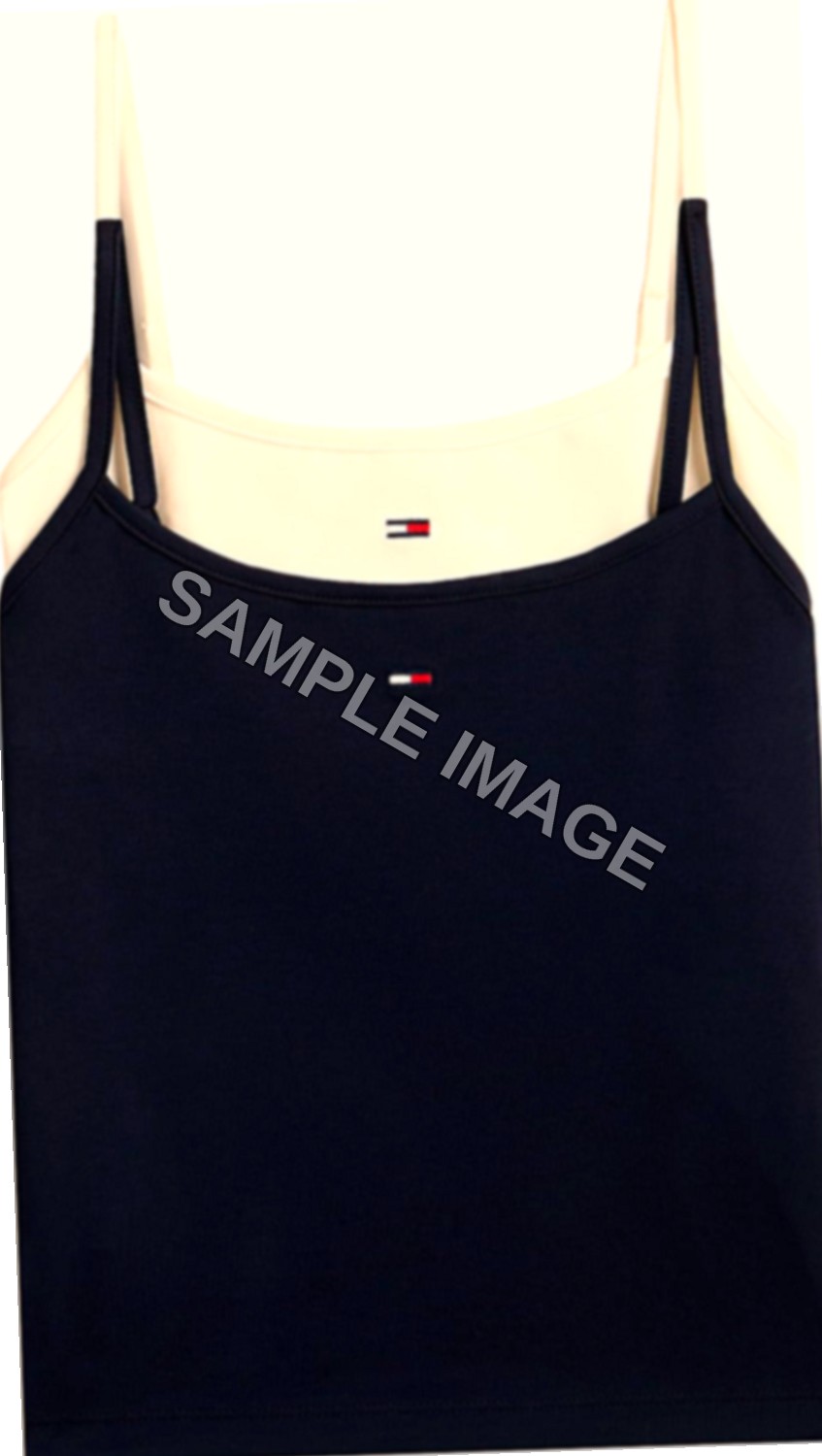 Tommy Jeans Confezione 2 Canotte Essential Strap Top
