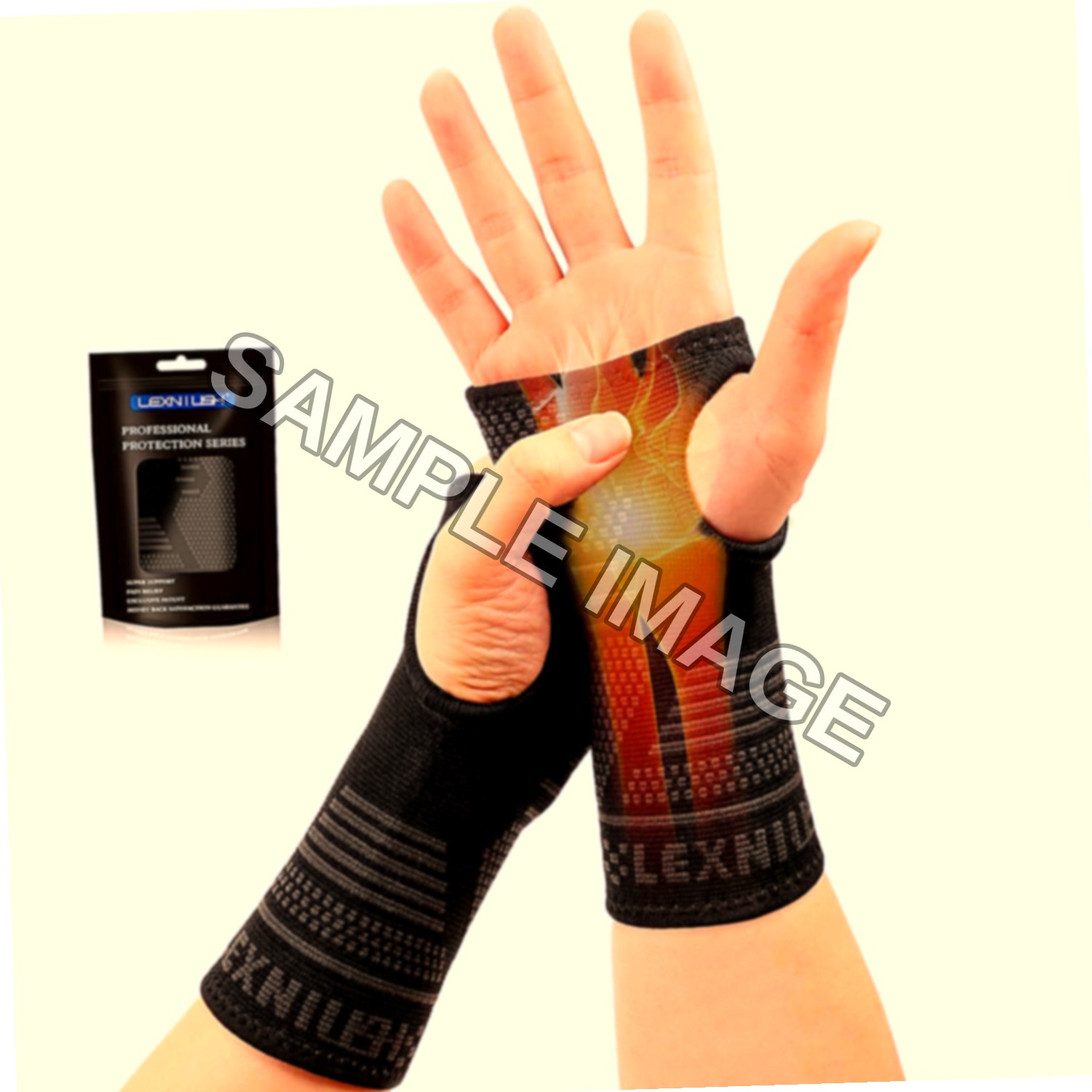Lexniush Tutore Polso Elastico per Supporto e Comfort