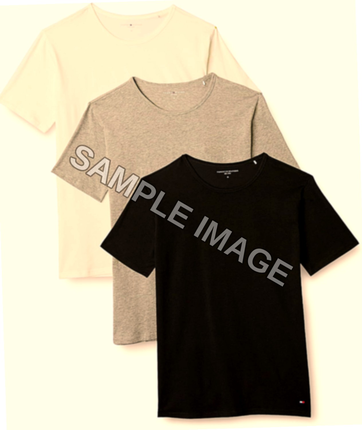 Tommy Hilfiger T-Shirt Uomo Stretch (Confezione da 3)