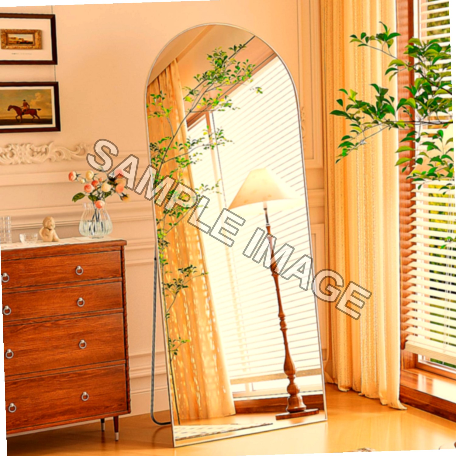 Specchio ad Arco 165x60cm da Terra o Parete