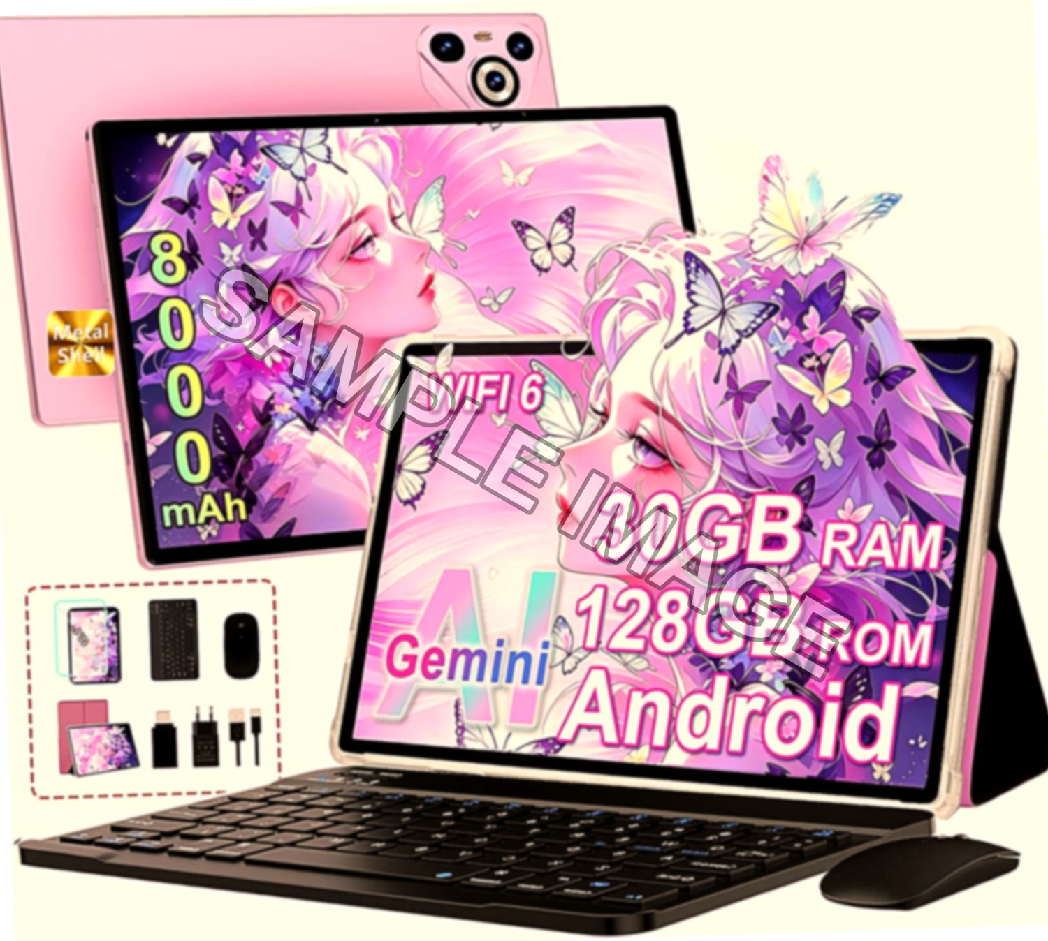 Tablet Android 10 Pollici 30GB+128GB