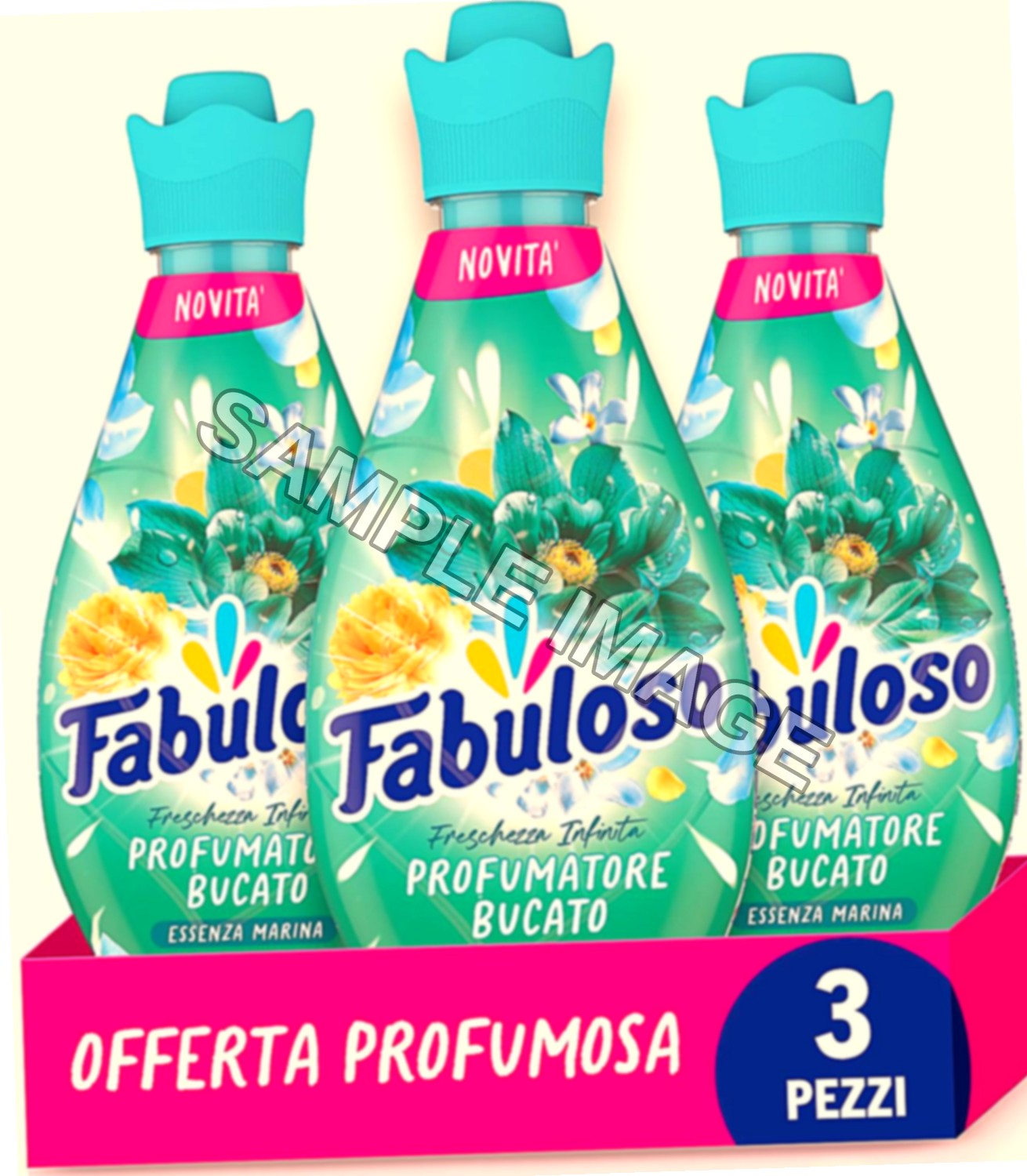 Fabuloso Profumatore Bucato Essenza Marina 3 x 730 ml