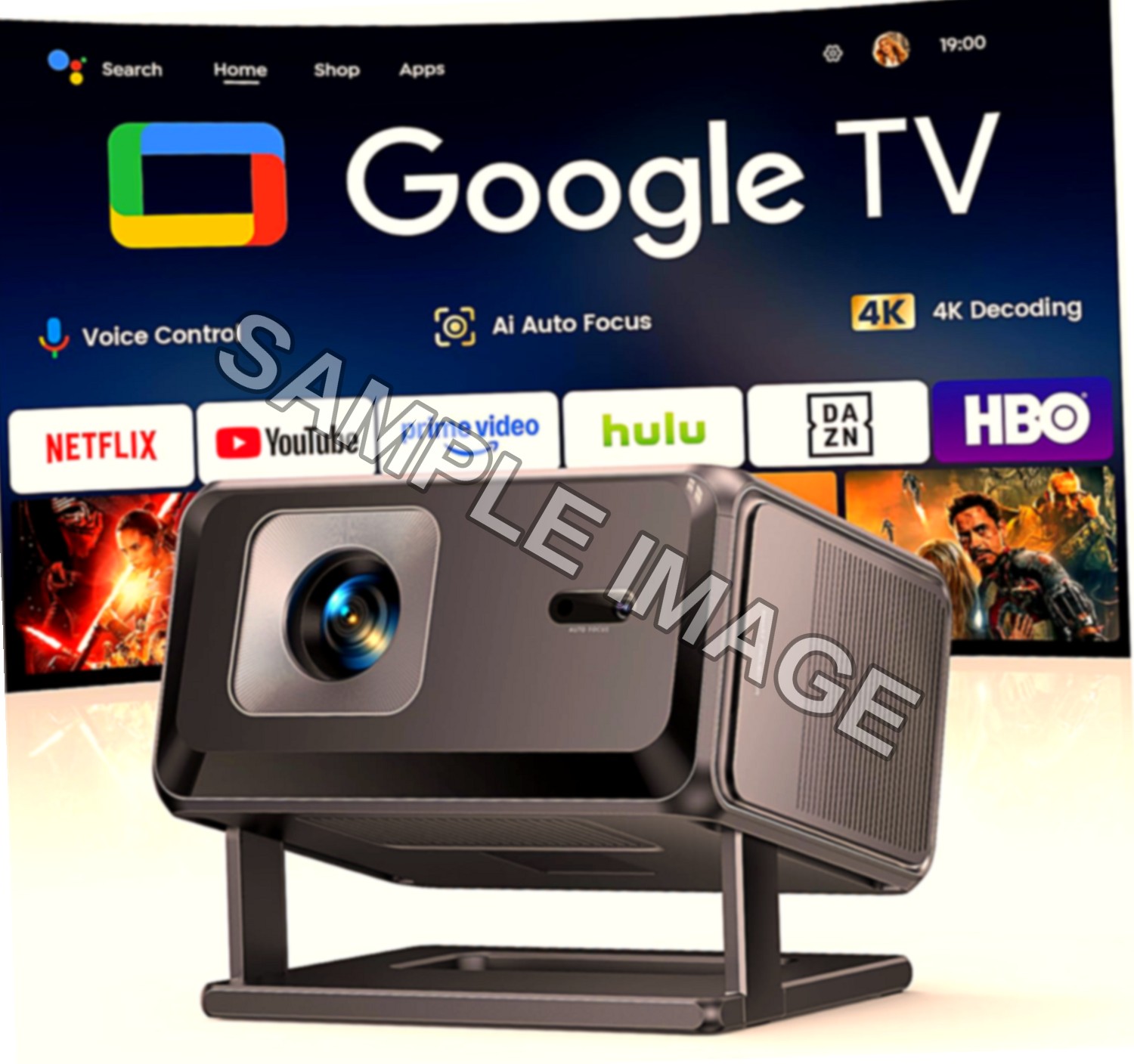 TOPTRO TP3 Proiettore 4K Google TV