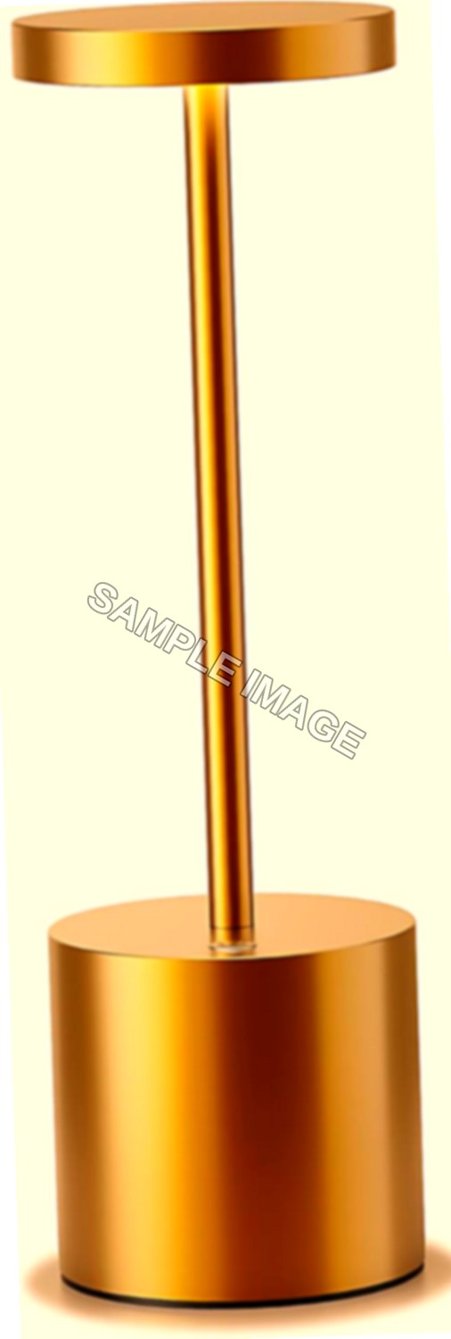 Lampada da tavolo LED ricaricabile, dimmerabile, oro