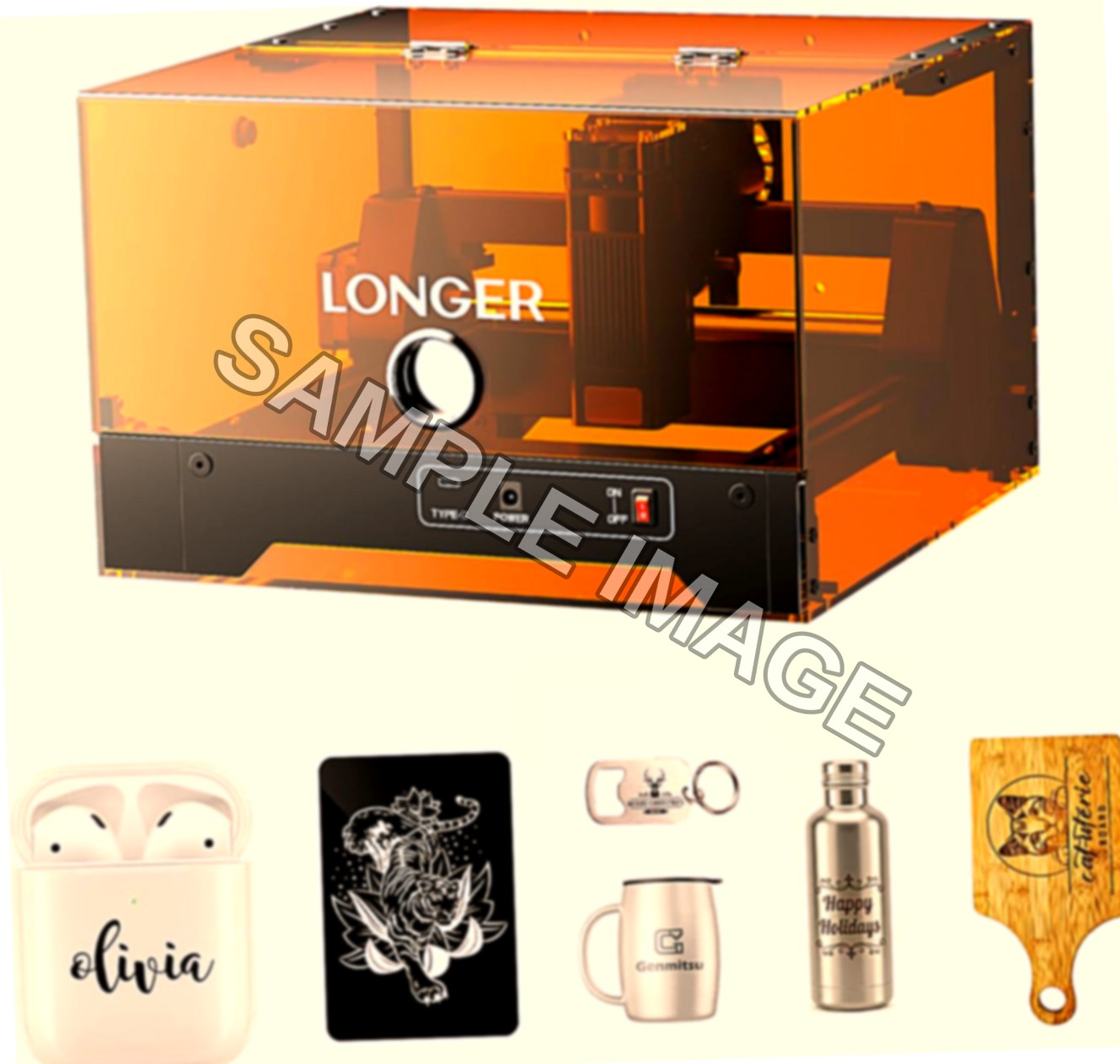 LONGER Ray MiniS Incisore Laser 5,5W con Custodia